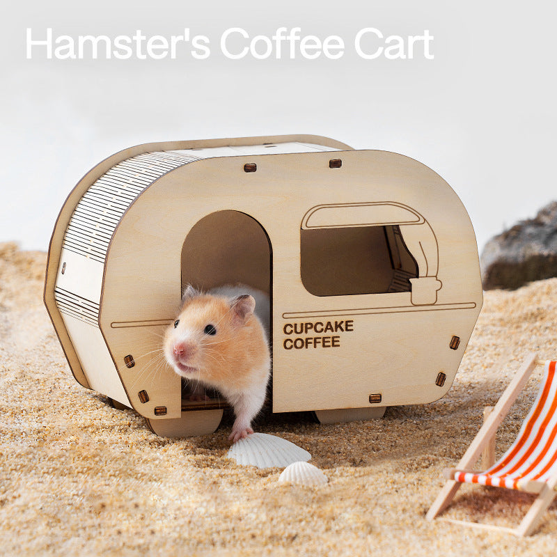 DIY: Hamster Hideout (Coffee Cart)