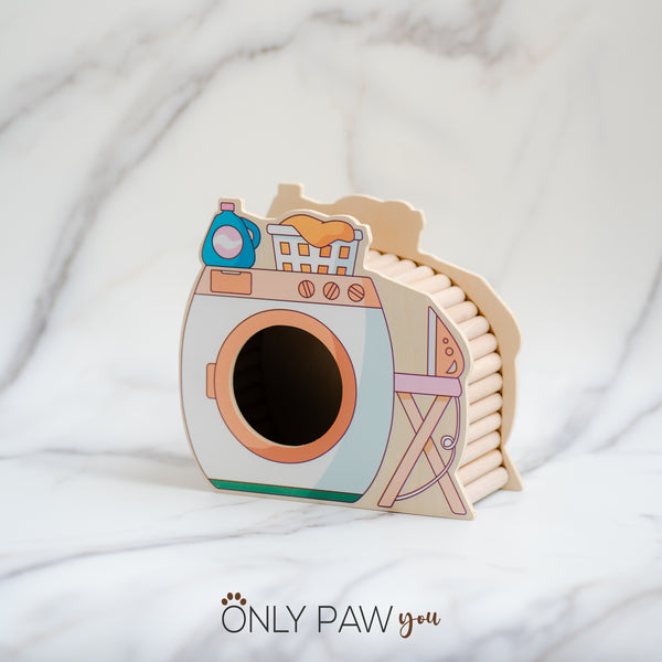 Load image into Gallery viewer, Washing Machine Hamster Wooden Hideout
