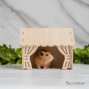 Hamster Wooden House Hideout