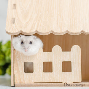 Hamster Wooden House Hideout
