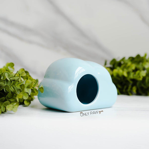 Load image into Gallery viewer, Dream Cloud Ceramic Hamster Hideout
