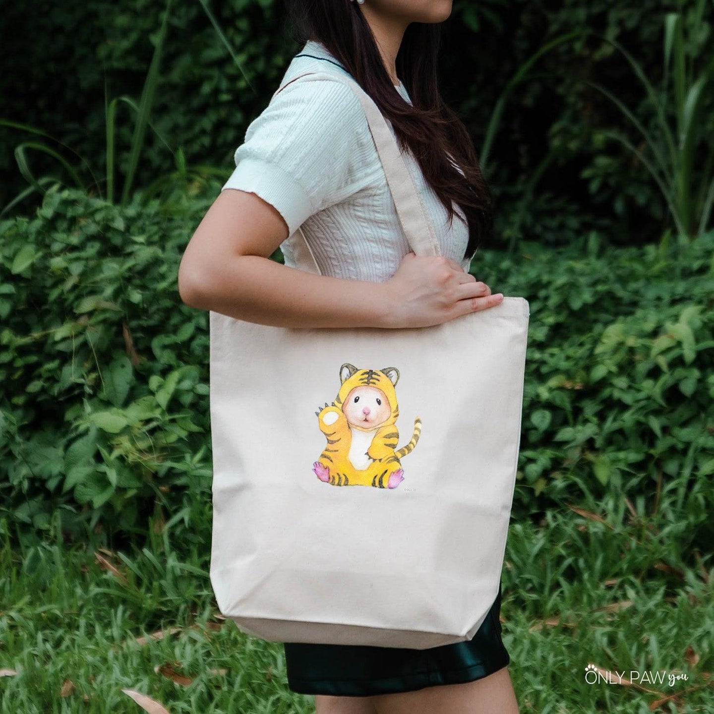 Sukeroku Hamster Tote Bag: Little Tiger