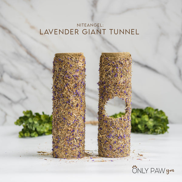 Load image into Gallery viewer, Niteangel Lavender Giant Tunnel for hamsters
