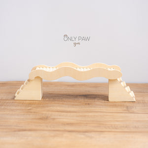 Wavy-sided Wooden Stairs for Hamsters