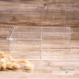 The Bear Series: L-Shape Full Acrylic 3 Chamber Hideout